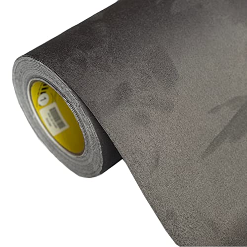 folimac Mikrofaserstoff Folie Selbstklebende Wildleder Optik Autofolie Innenraum Stretch Dehnbar Stoff Velours 50,70€/m² (Charcoal - Dunkelgrau, 50x142cm)