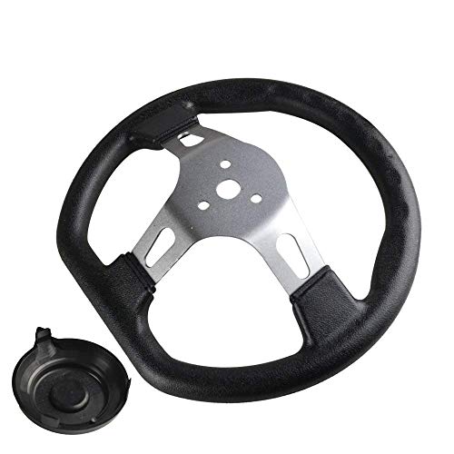 Off-Road Kart Steering Wheel 270mm 3 Spokes Vehicle PU Foam Interior Steering Wheel For Go Kart - Thumbnail 2