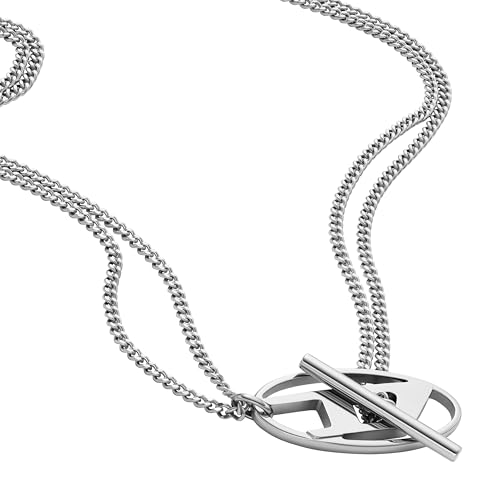 Diesel Men's Stainless Steel Chain Necklace (Model: DX1534040)