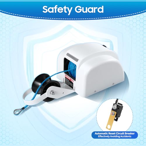 Cabrestante Eléctrico Ancla 45LBS 12V con Control Remoto miniatura 6