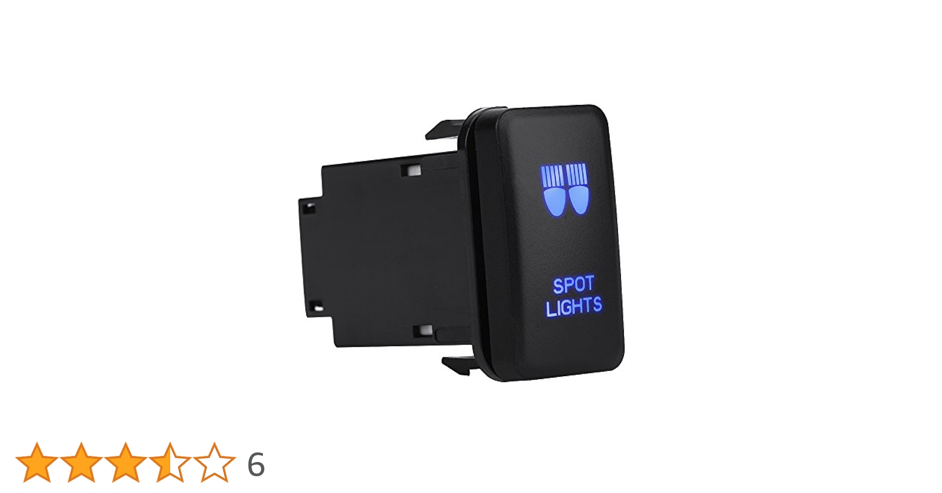 Amazon.co.jp: Keenso カーモーメンタリスイッチ 12V青色LED