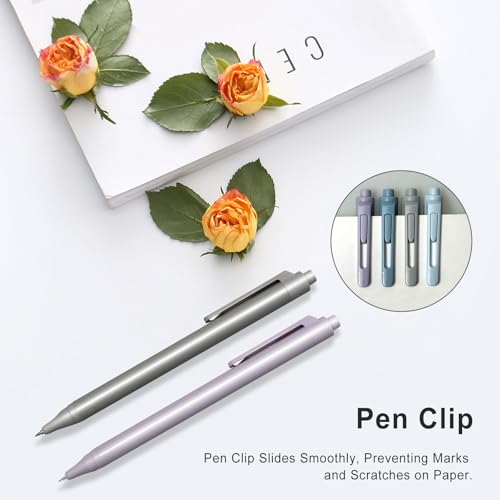 Gel de tinta negra 0.5mm pack 12 con estuche miniatura 2