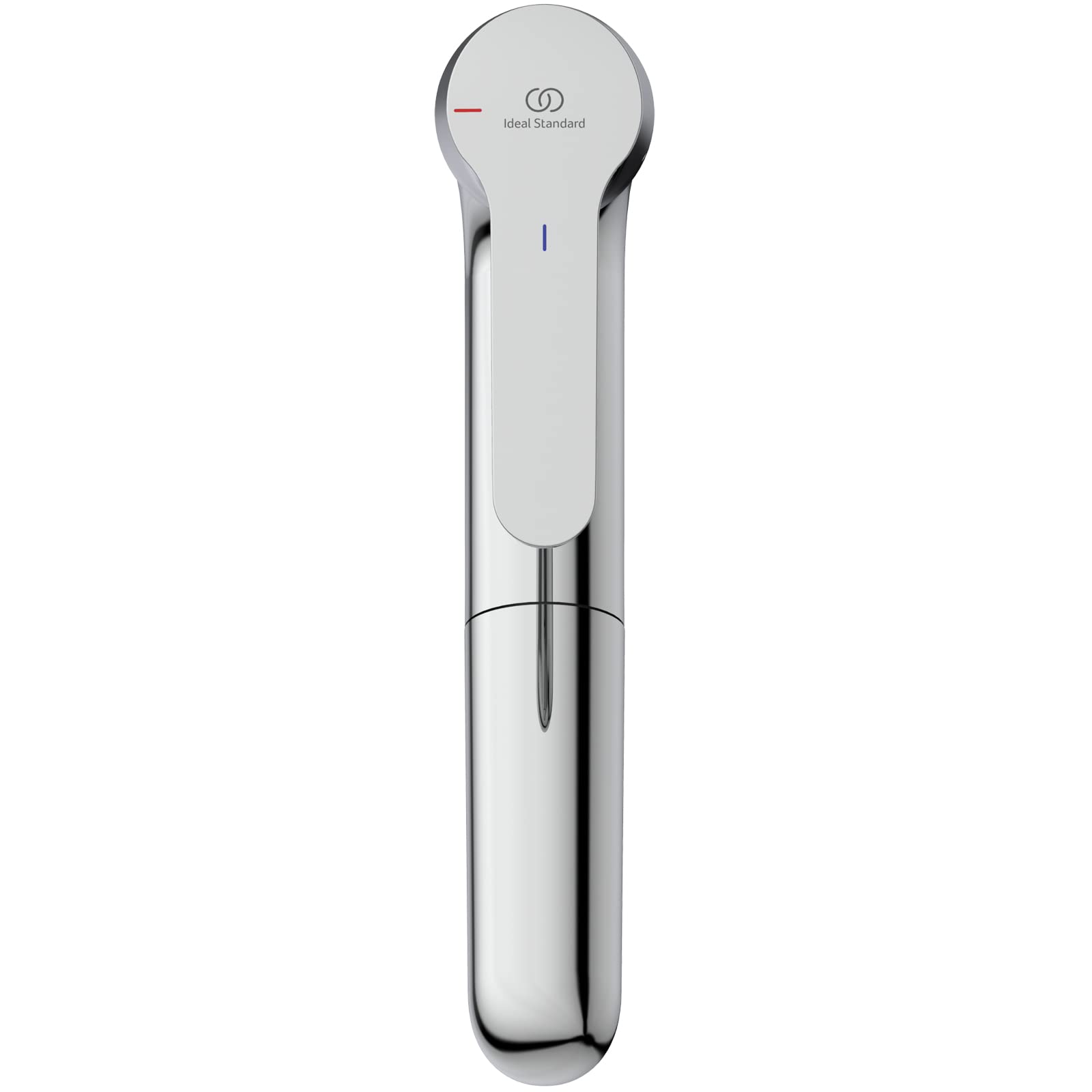 Ideal Standard – Ceraflex Küchenarmatur, Auslaufhöhe 114 mm, mit 1-Funktionshandbrause, FirmaFlow Kartusche, Schwenkbereich 120°, Schaftverschraubung von unten, Chrom