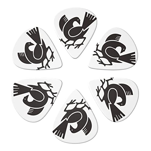 ASDTEHCY Lot de 6 médiators en celluloïd pour guitare acoustique, électrique, basse ou ukulélé - Les Beatles, Paul McCartney, John Lennon, RIngo Starr, George Harrison ASDTEHCY Lot de 6 médiators en celluloïd pour guitare acoustique, électrique, basse ou ukulélé – Image 3