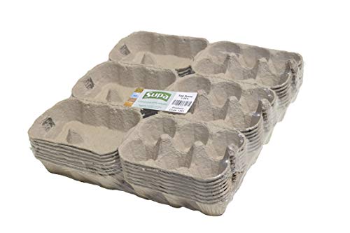 Supa Egg cartons, 24-piece | Traditional fiber egg carton | 100% recyclable and biodegradable, - Image 4