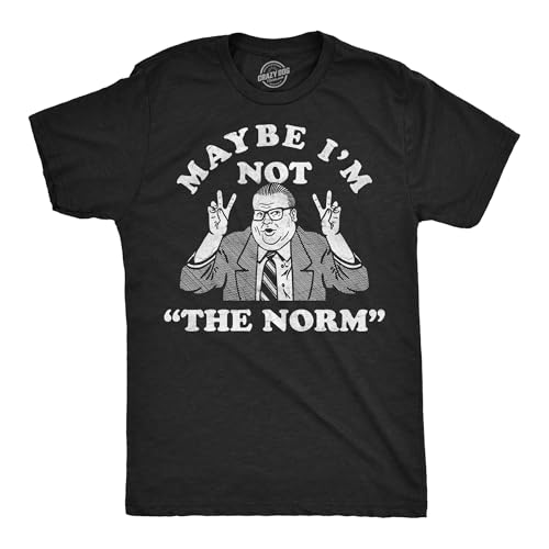 Mens Funny T Shirts Maybe Im Not The Norm Sarcastic Chris Farley Graphic Novelty Tee for Men Funny T...