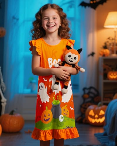 Kid Girls Nightgown Night Dress Unicorn Rainbow Princess Pajamas Sleepwear Nightie3