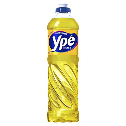 Lava Louças Ypê Neutro 500Ml, Ypê, Amarelo