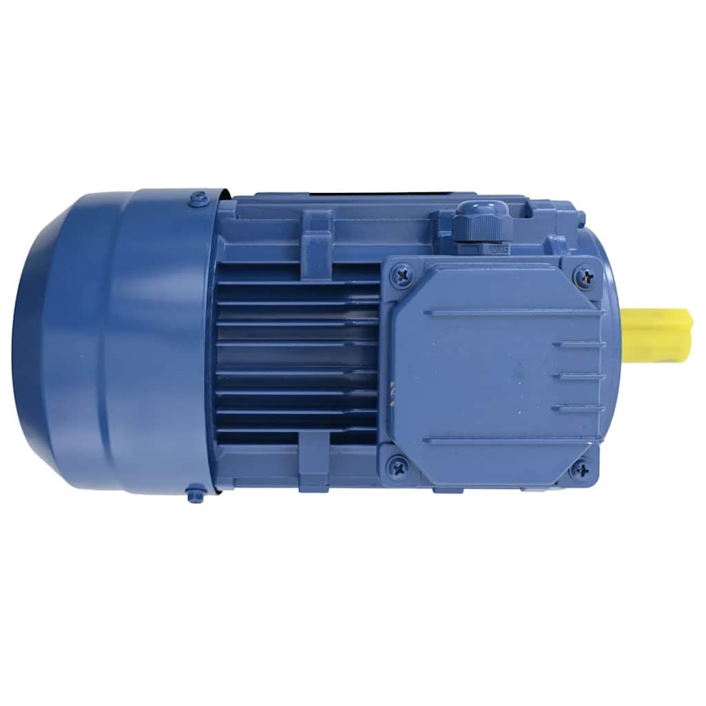 vidaXL Moteur Electrique Triphasé Moteur à Courant Alternatif Compresseur Palan Treuil Entraînement de Poulie 2,2kW/3 CH 2 Pôles Aluminium 2840 TR/Min
