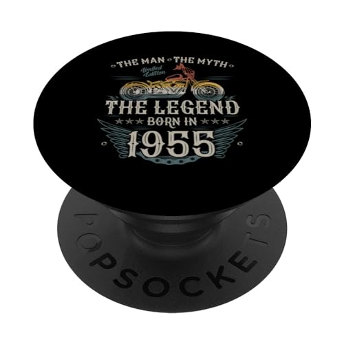 1955 Vintage Cumpleaños Retro Edición Limitada Hombres Mujer PopSockets PopGrip Intercambiable