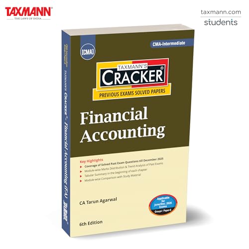 Image of Taxmann's CRACKER COMBO for CMA Intermediate | June /Dec. 2026 Exams - Group I | Papers 5 to 8 | CRACKER Series | Law /BLE, FA, DITX /DT & IDT and CA | January 2026 Edition | Set of 4 Books