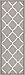 Well Woven Kings Court Brooklyn Trellis Grey - Non-Slip Rubber Backed Moroccan 2x7 Runner Rug - Hallway, Entryway & Kitchen - Kid & Pet Friendly, Easy-to-Clean, Machine-Washable, Low Looped Pile