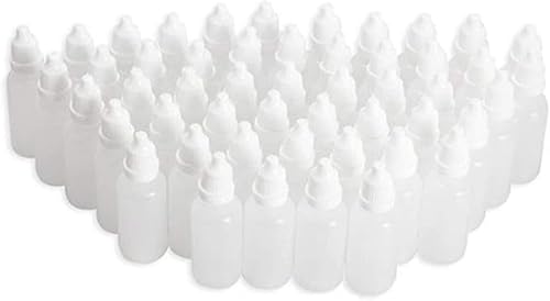12PCS 30ml 1 oz Empty Refillable Plastic Squeezable Dropper Bottles Soft Dropping Container for Eye Liquid Samples Drops