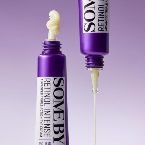 Image of Retinol Intense Advanced Triple Action Eye Cream 30ml - Fine Lines and Dark Circles Care for Sensitive Skin - Mild Retinol Under Eye Night Cream for Aging Signs - Korean Skin Care
