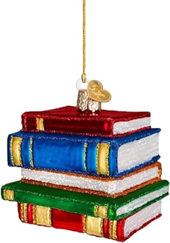 Lustige Weihnachtsbaumanhänger 27 Schwarze Weihnachtsdekoration Bücher Liebhaber Ornament, 2023...