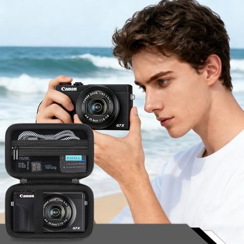 Funda rígida para cámara Canon PowerShot G7 X Mark III negra miniatura 7