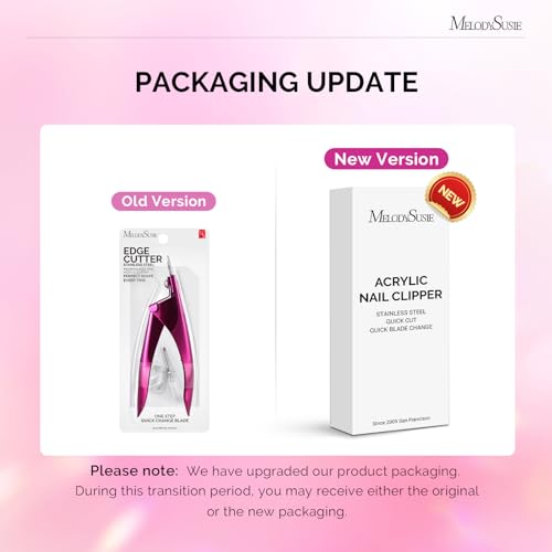 Image of MelodySusie Adjustable Stainless Steel Acrylic Nail Clippers, Plum