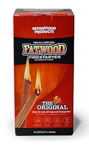 Betterwood Products Fatwood Kienspan Feuerstarter Grill
