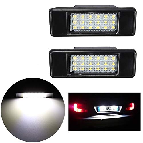 Luces de matrícula sin error para pasar ITV en Peugeot 307 308 y Citroen C4 3