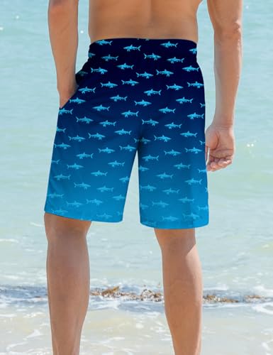 ALISISTER Mens Swim Trunks with Compression Liner Bathing Suit Summer Swimming Shorts4