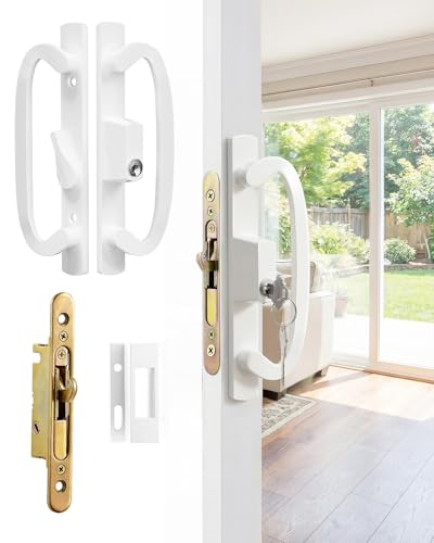 Zinkitool Sliding Door Lock Keyed Sliding Glass Door Handle Replacement