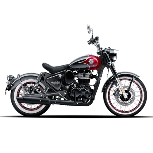 Image of Royal Enfield Goan Classic 350 with Disc & Spoke Wheels Motorcycle (Rave Red) Booking for Ex-Showroom Price