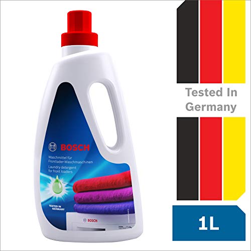 Image of Bosch Detergent for Front Load Washing Machine - 1 l and Bosch Tablet for Dishwasher - 20 g (Pack of 35)