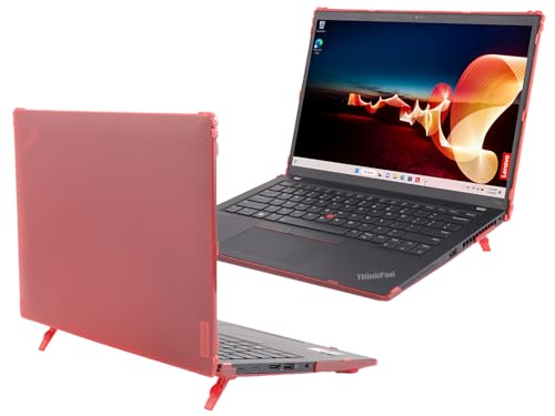 Coque rigide rouge mCover pour Lenovo ThinkPad T14s Slim Gen 3/4 14 pouces