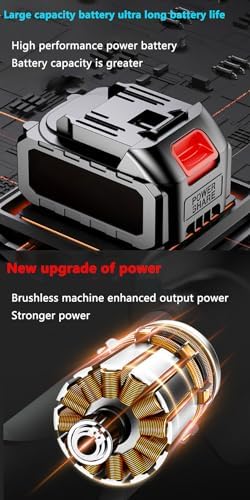 Professional Electric Pruning Shears, Cordless 45mm Tree Branch Cutter with Extension Pole, Battery & Charger Included, Ideal for Gardening & Fruit Trees (2 Batteries)