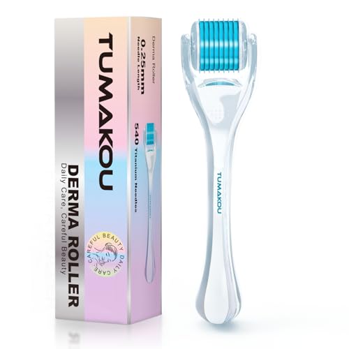 Derma Roller - TUMAKOU Microneedle Roller for Face Scalp Hair - B...