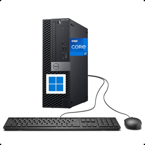 Dell Optiplex 7060 SFF Desktop Computer PC i7-8700 16gb ram(Renewed)