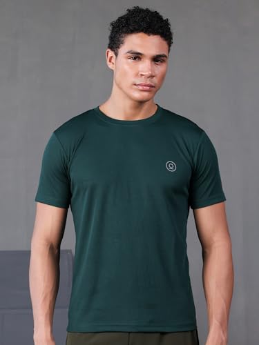Image of CHKOKKO Gym T Shirts for Men Workout Activewear Solid Quick Dry Sports Tshirt for man Breathable Lightweight Half Sleeve Regular Fit Round Neck Running Boys T Shirt
