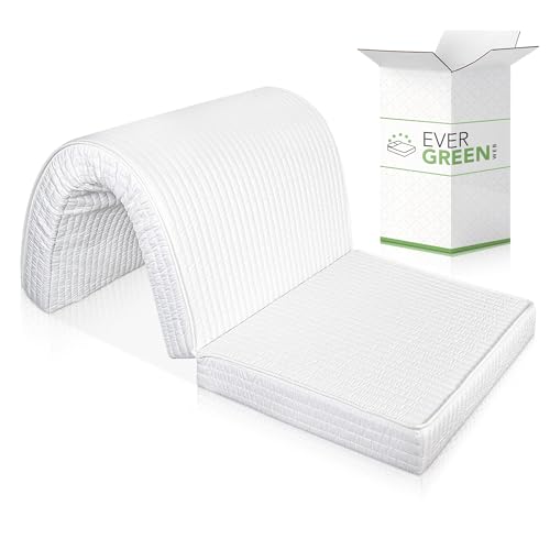 EVERGREENWEB - Mattress Quilted Stretch fabric sprung Mattress, Medium Firm 16 Height Breathable Mattress for Single Bed Memory Pillow included - FASHION CITY