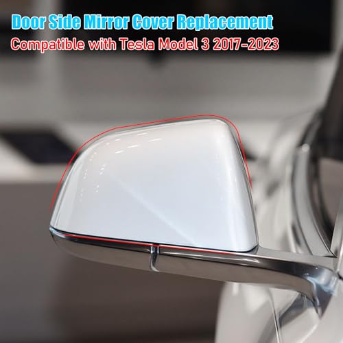 Jaronx For Tesla Model 3 Side Mirror Cover Replacement 2017-2025 Right by Jaronx - Used condition - Image 3