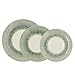 Churchill QUEEN'S ORACLE VERDE Vajilla Loza 18 Piezas 6 Personas