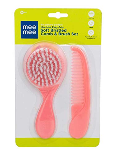 Mee-Mee-Comb-and-Brush-Set-Premium-Pink