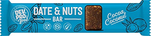 Dev. Pro. Date & Nuts Ontbijtreep - Gezonde Snack van Dadels & Amandelen - Cacao Kokosnoot - Bulkverpakking 18x (16x 30… - Image 4