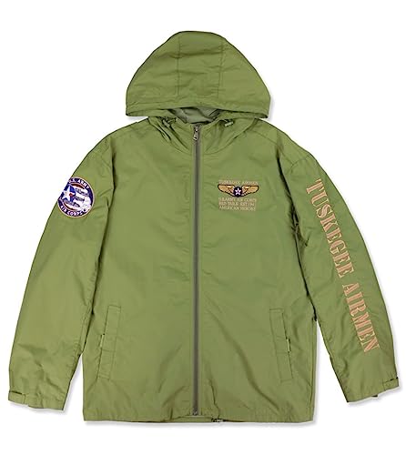 Tuskegee Airmen M7 Windbreaker Jacket Olive Green