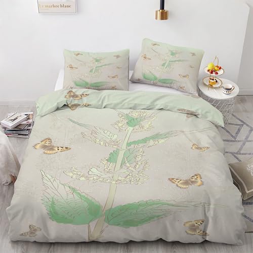 Housse de couette 240x260 microfibre douce parure lit fermeture éclair - 2