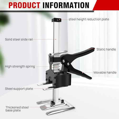 Labor-Saving Arm Labor-Saving Arm Jack for Tile Positioning, Lifting Door Panels, Lifting Furniture, Sofas, Bed Jack, 170kg Load-Bearing- 2 Pack