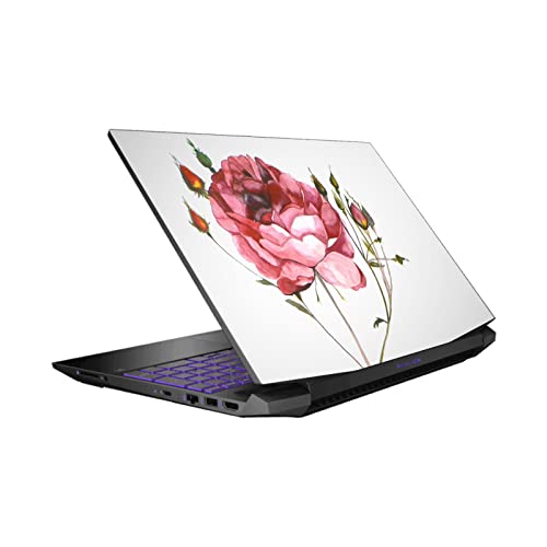 Autocollant HP Pavilion 15.6 skin vinyle rose Mai Autumn pour ordi portable 15-dk0047TX