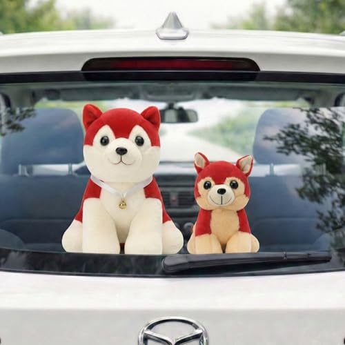 Image of Tabitha Stuffed Toys-Ultra Soft Plush Toy for Kids | Birthday Gifts for Kids and Girls | (Combo of 2 Toys 35 Cm Red Dog & 25 Cm Red Cat)