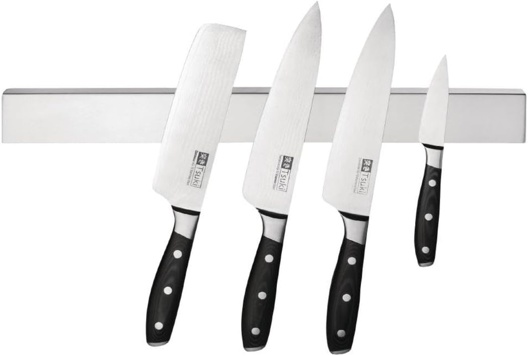 Magnetic Knife Holder Stainless Steel 460 mm by Vogue