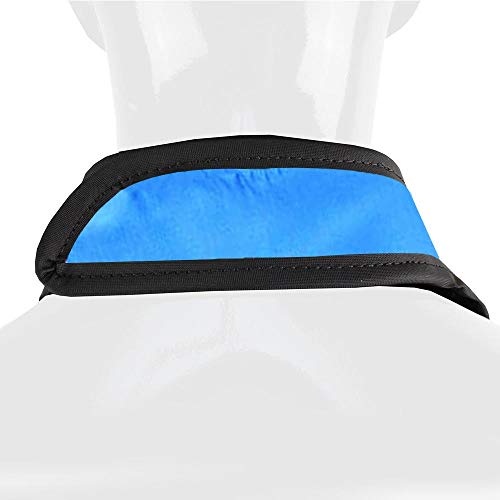 Image of Waldent X Ray Thyroid Shield Collar - 0.35mm Lead Equivalency - BARC Certified Radiation Protection - Lightweight Comfortable Durable Vinyl - Ideal for Dental Medical Radiology Use