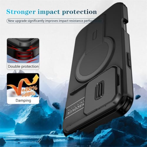 Étui de chargement sans fil magnétique iPhone 11 Pro orange avec support