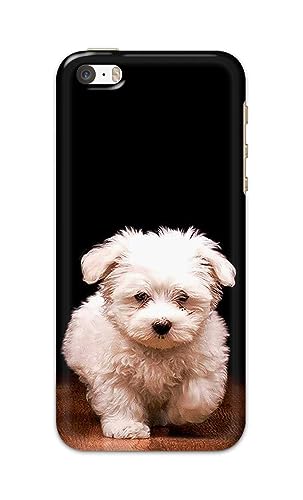 Image of PRINTFIDAA� Printed Hard Back Cover Case for Apple iPhone 5 | iPhone 5S | iPhone SE 2016 Back Cover (Puppy Dog) -2808