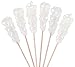 Dryden & Palmer (Rose's) White Rock Candy Demitasse Sticks White 100 Count