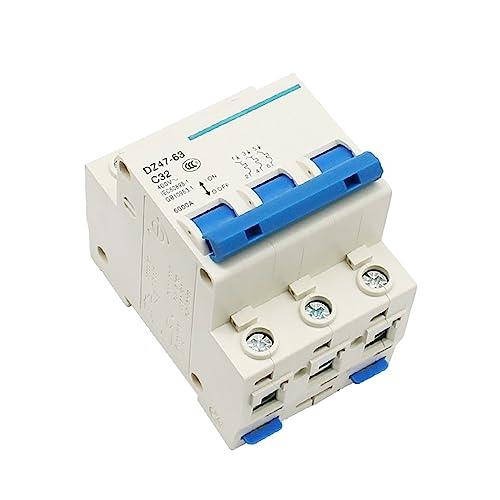 Mini disyuntor RCBO DZ47-63 3P 50A de corriente continua doce voltios 5