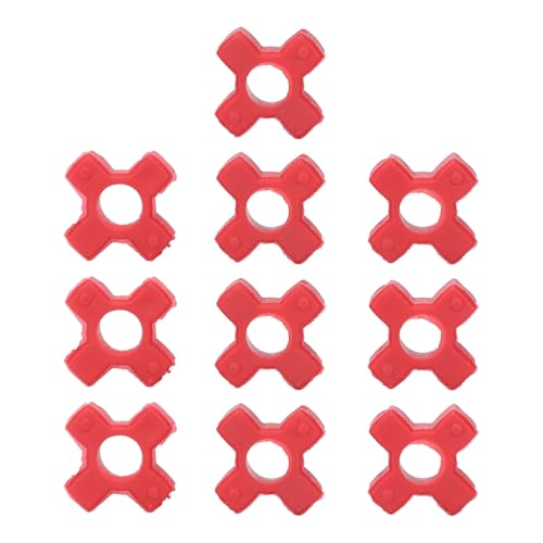 Sunicon 10PCS Honey Extractor Bushing Connectors Polyurethane Buffering Pad Connector for Electric Honey Extractor Accessories Red