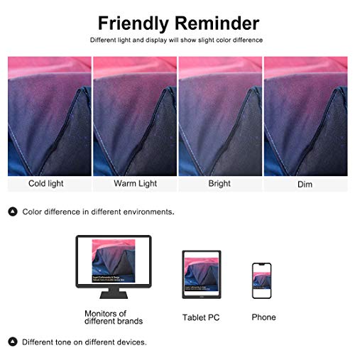 Uxcell Twin Comforter Set Galaxies Fuchsia For Twin Bed-3D Outer Space Themed Bedding -3D Printing Never Fade Quilt Comforter - With 1 Matching Pillow Case #TOP6